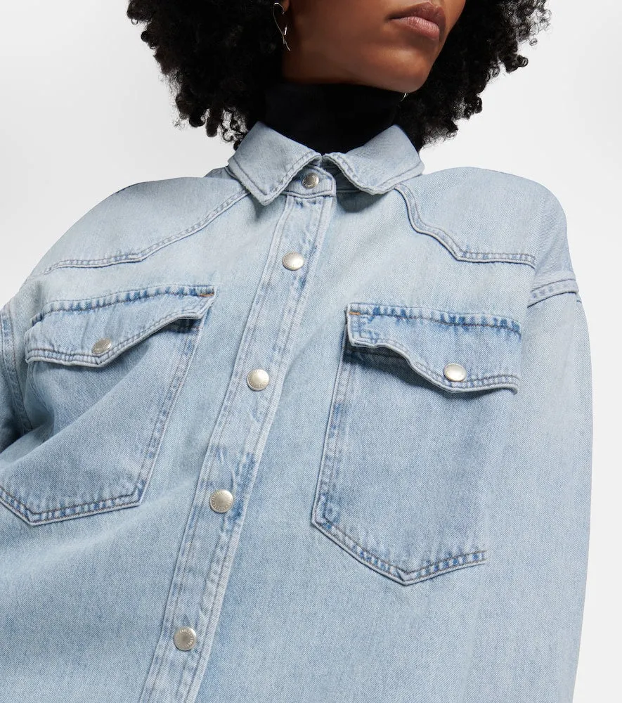 Agolde Jessa denim shirt dress