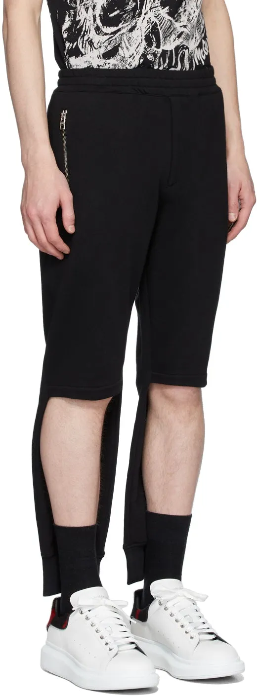 Alexander McQueen Black Jogger Lounge Pants
