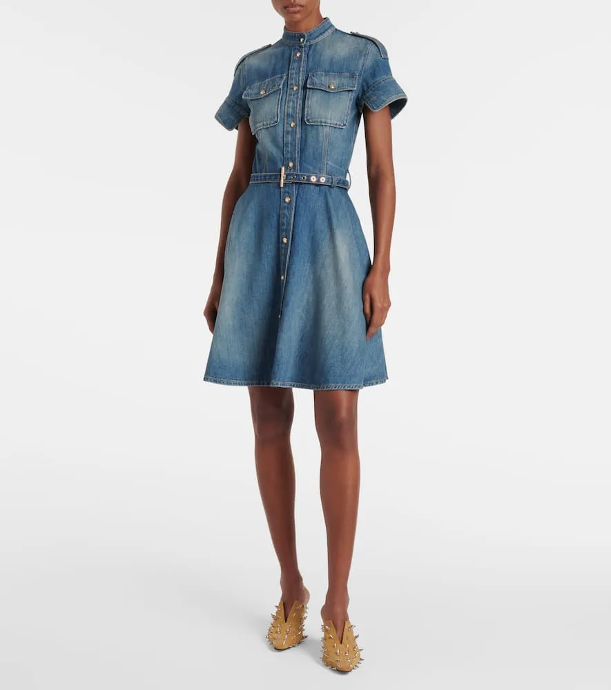 Alexander McQueen Denim shirt dress