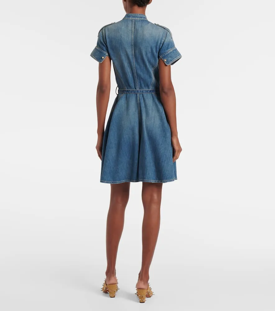 Alexander McQueen Denim shirt dress
