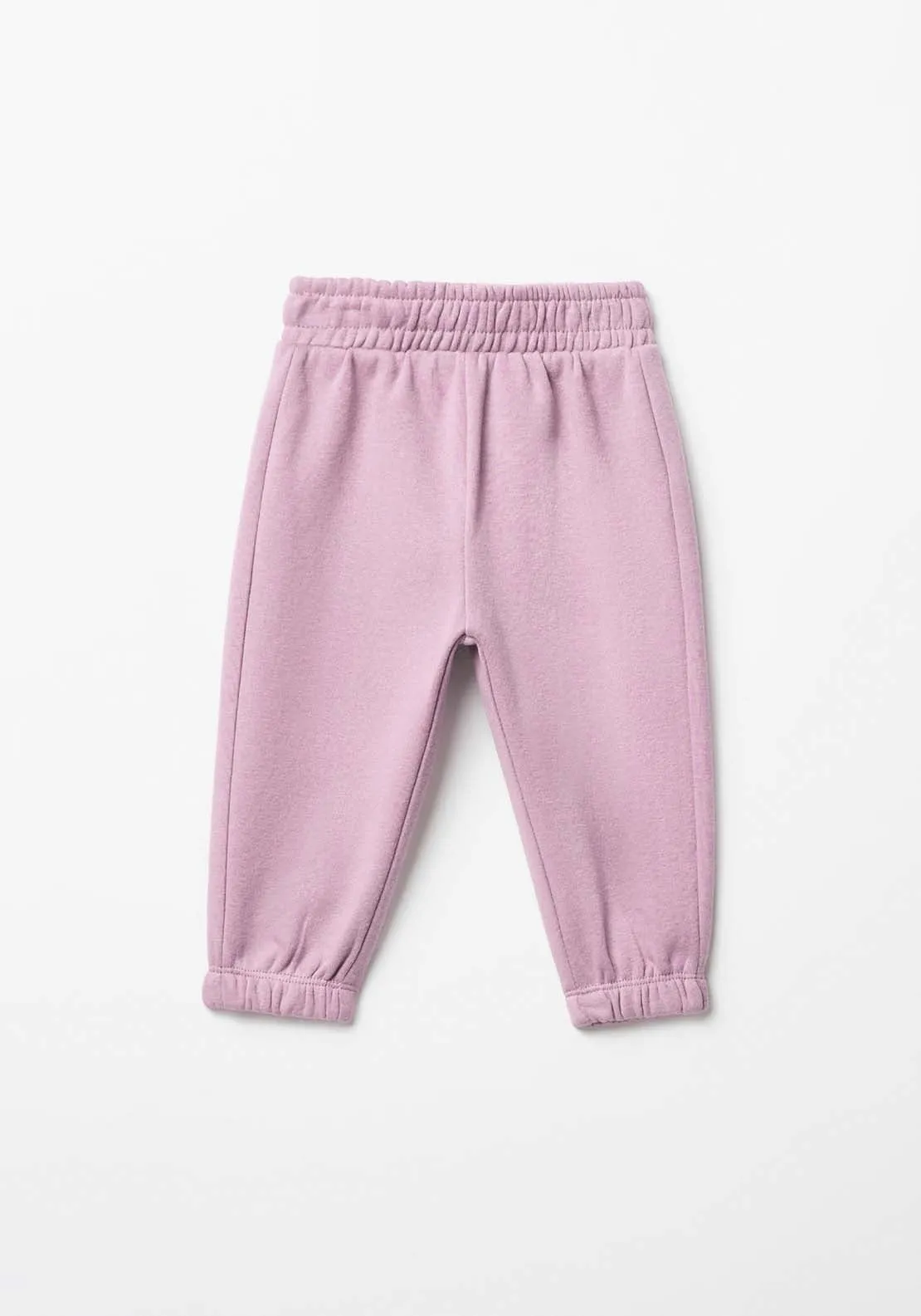 Baby Girl Basic Jogs Mauve - Mauve