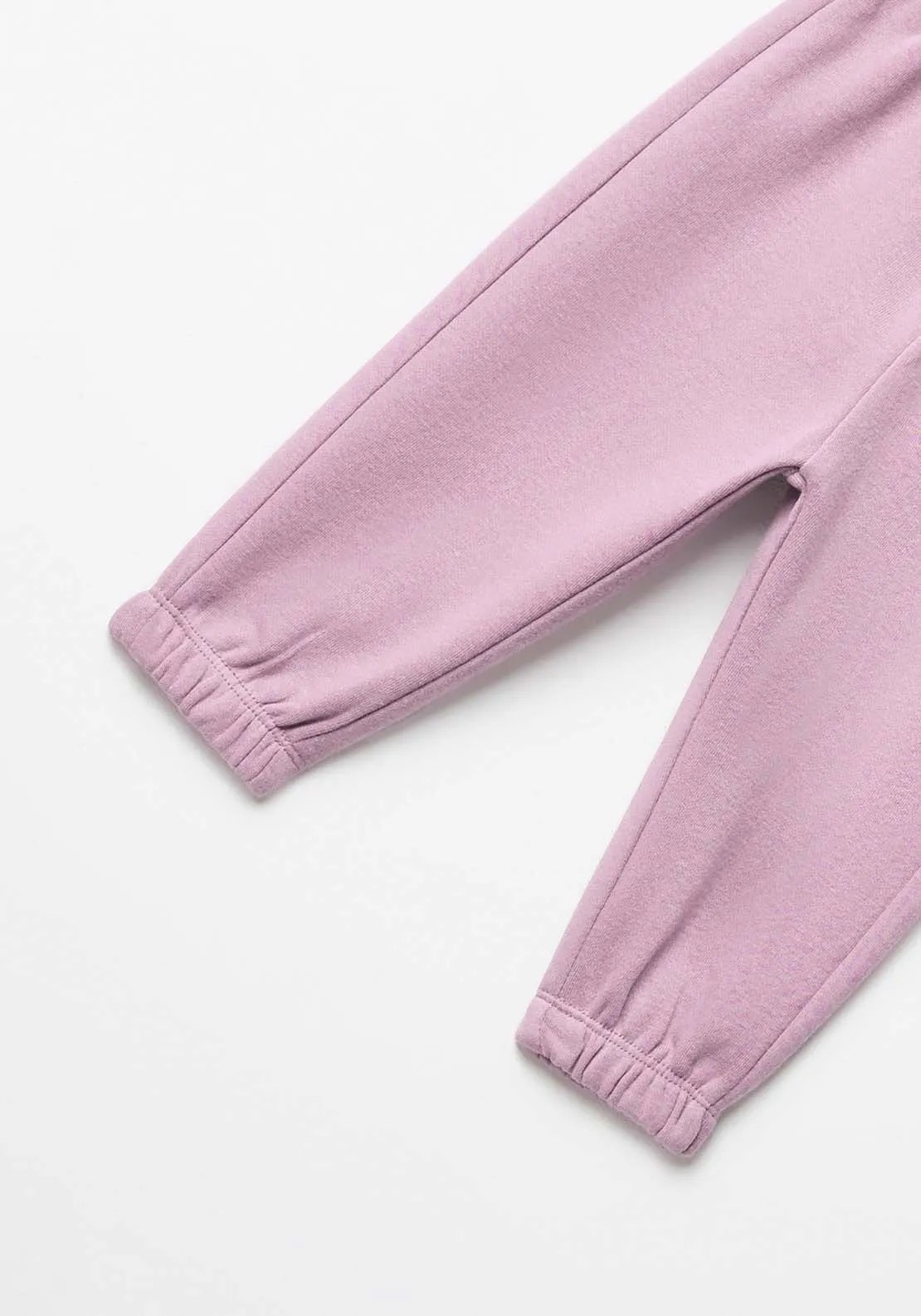 Baby Girl Basic Jogs Mauve - Mauve