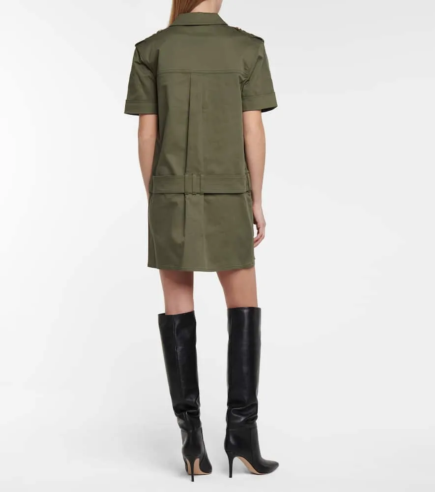 Balmain Stretch-cotton denim shirt dress