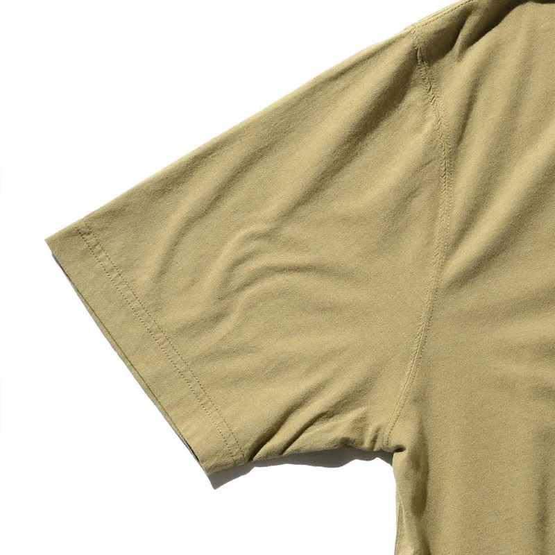 BEAMS PLUS Henley-Neck Tee 30/- Olive