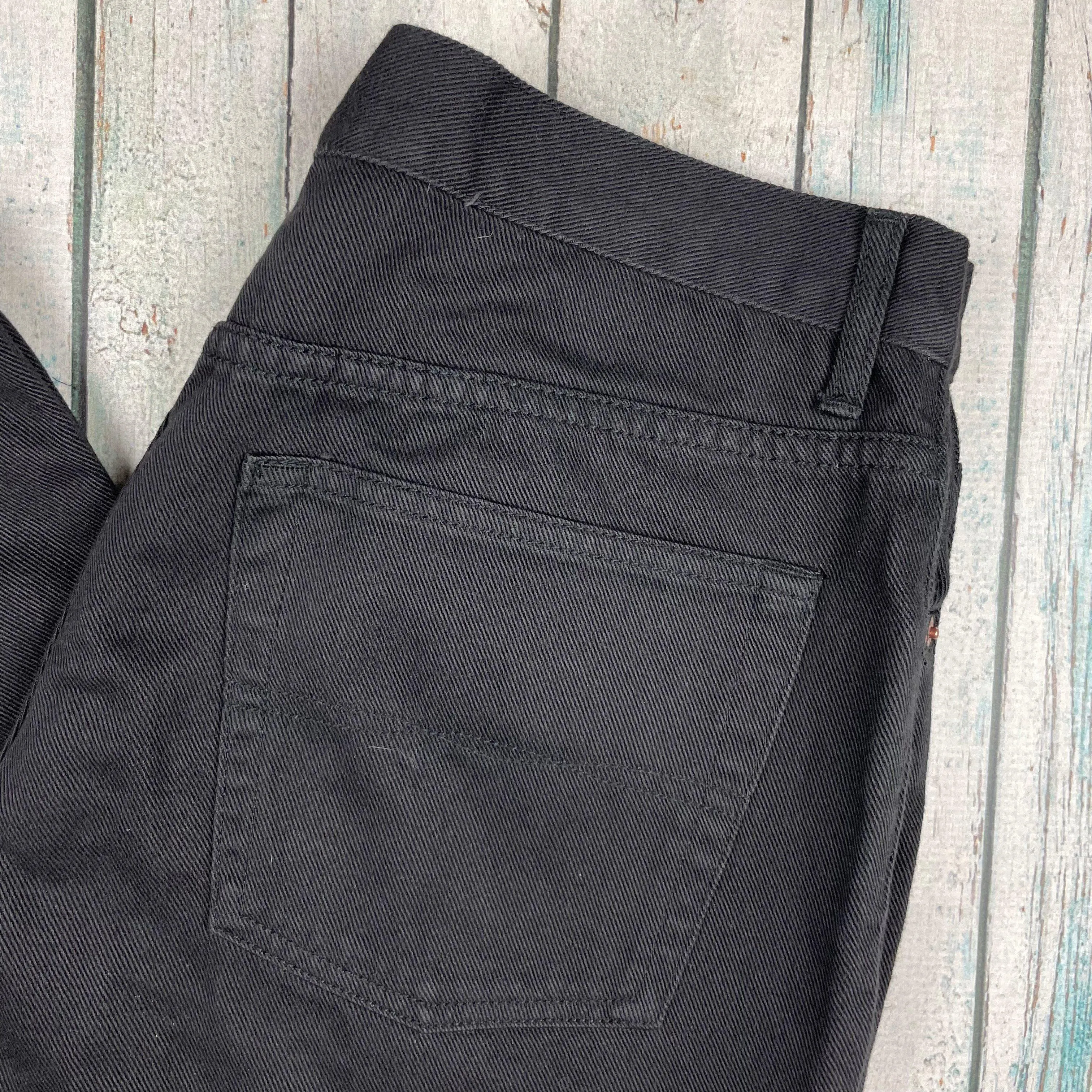 Black Lift & Tuck 'Dayla' NYDJ Wide Cuff Capri Jeans -Size 16 US/ 20AU
