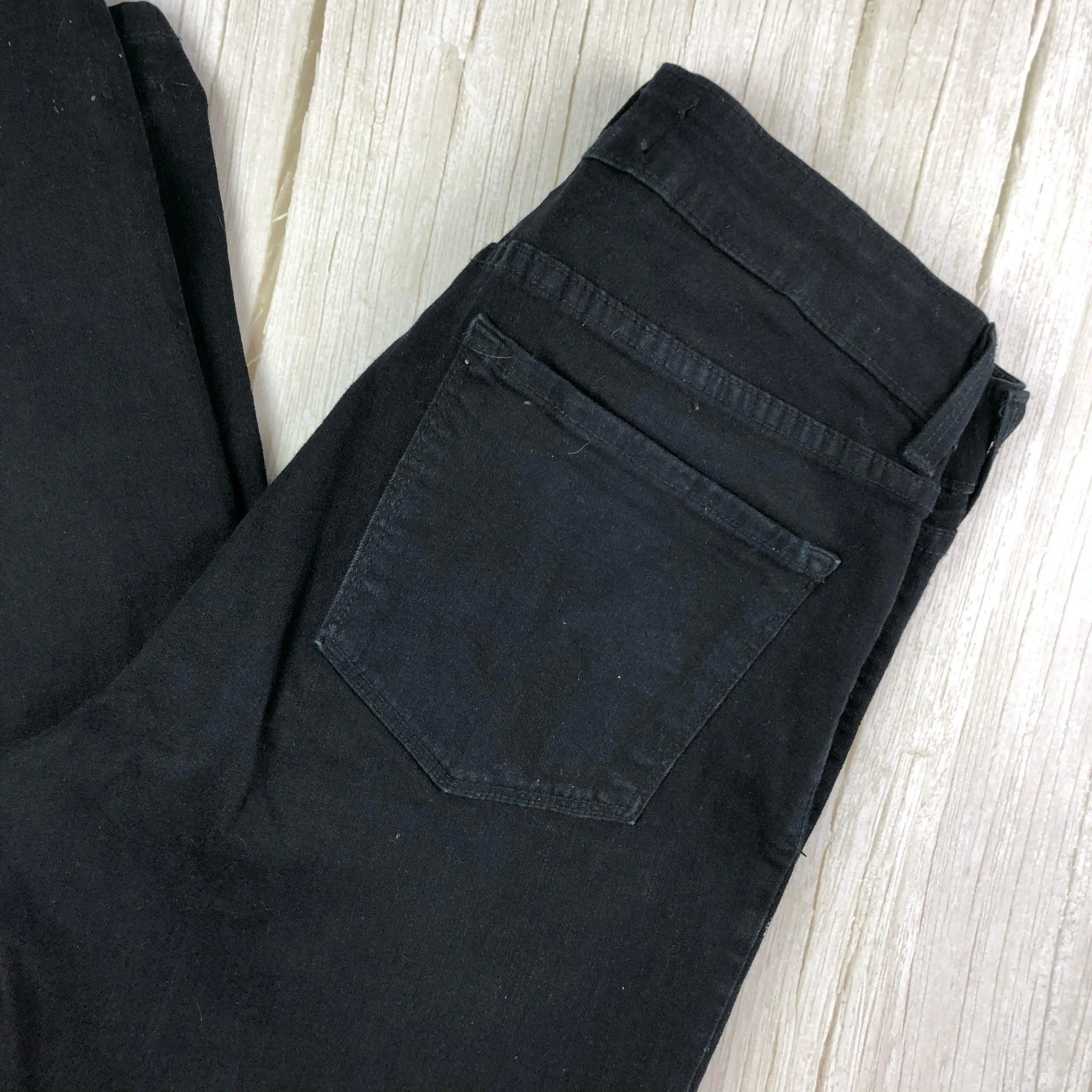 Black Lift & Tuck Straight Leg NYDJ Jeans -Size 4 US or 8 AU