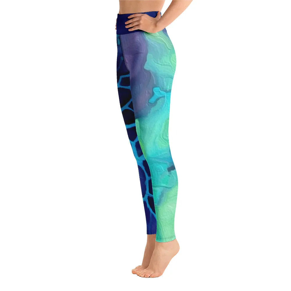 Bottom Time Eco-Friendly Dive Leggings, Sea Turtle, Sets