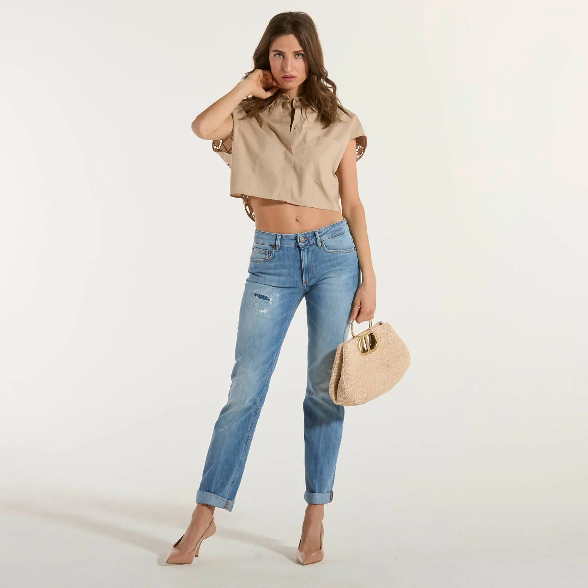 Dondup jeans sue regular denim chiaro