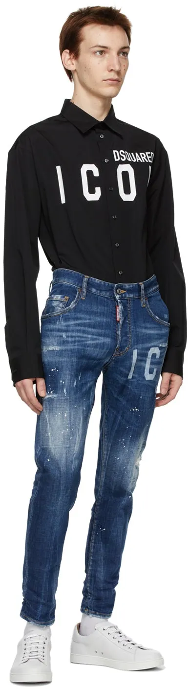 Dsquared2 Blue Icon Skater Jeans