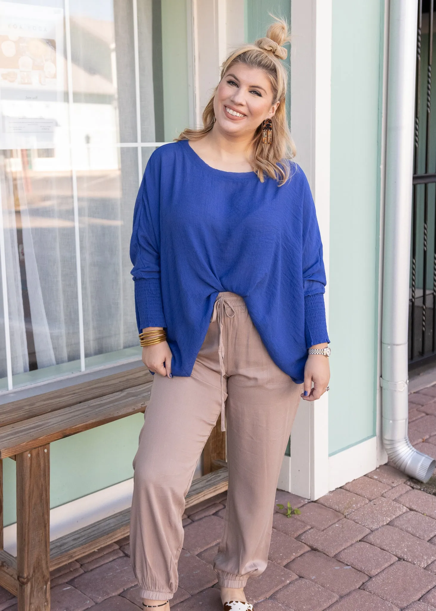 IZZY DRAWSTRING JOGGER PANTS