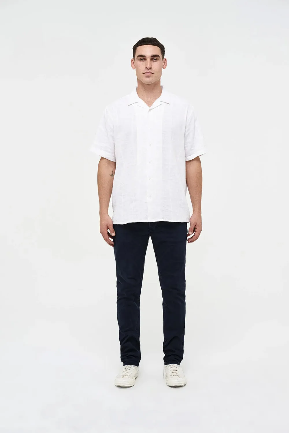 LOU SLIM TWILL - NAVY
