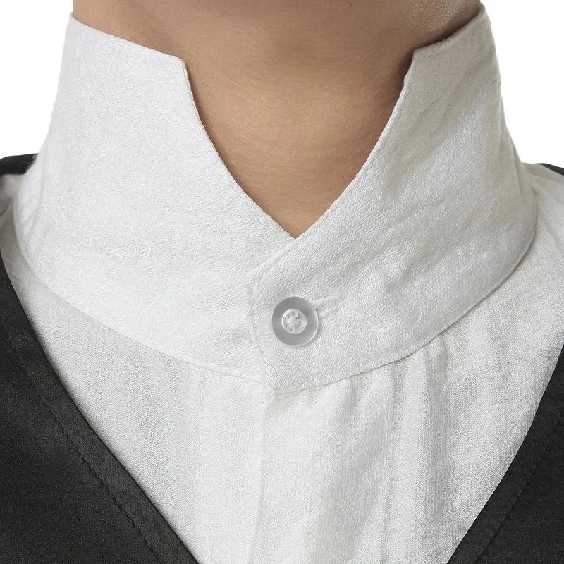 Men Renaissance Victorian Medieval Gentry Shirt With Vest