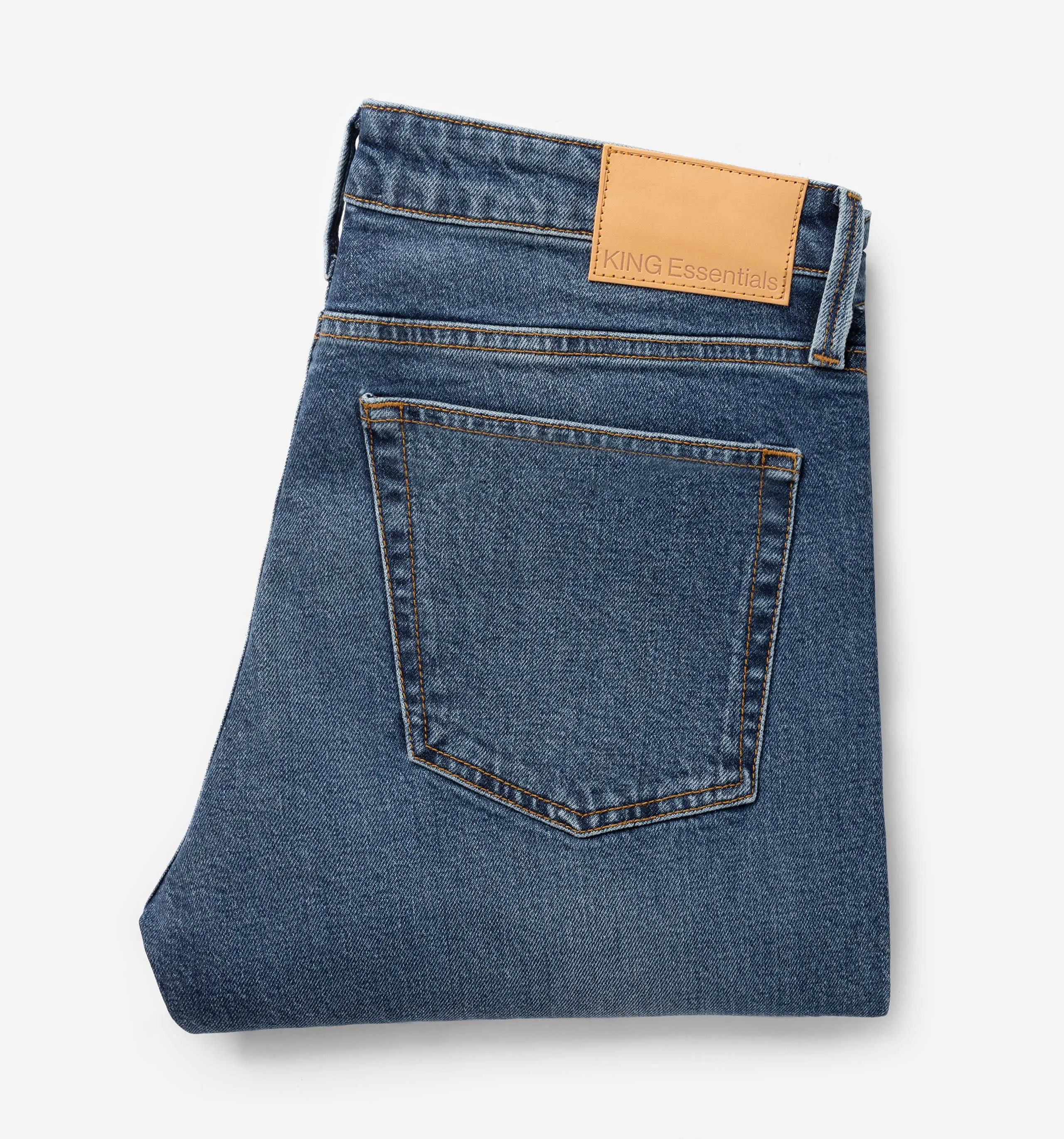 Mid Blue Stretch Jeans