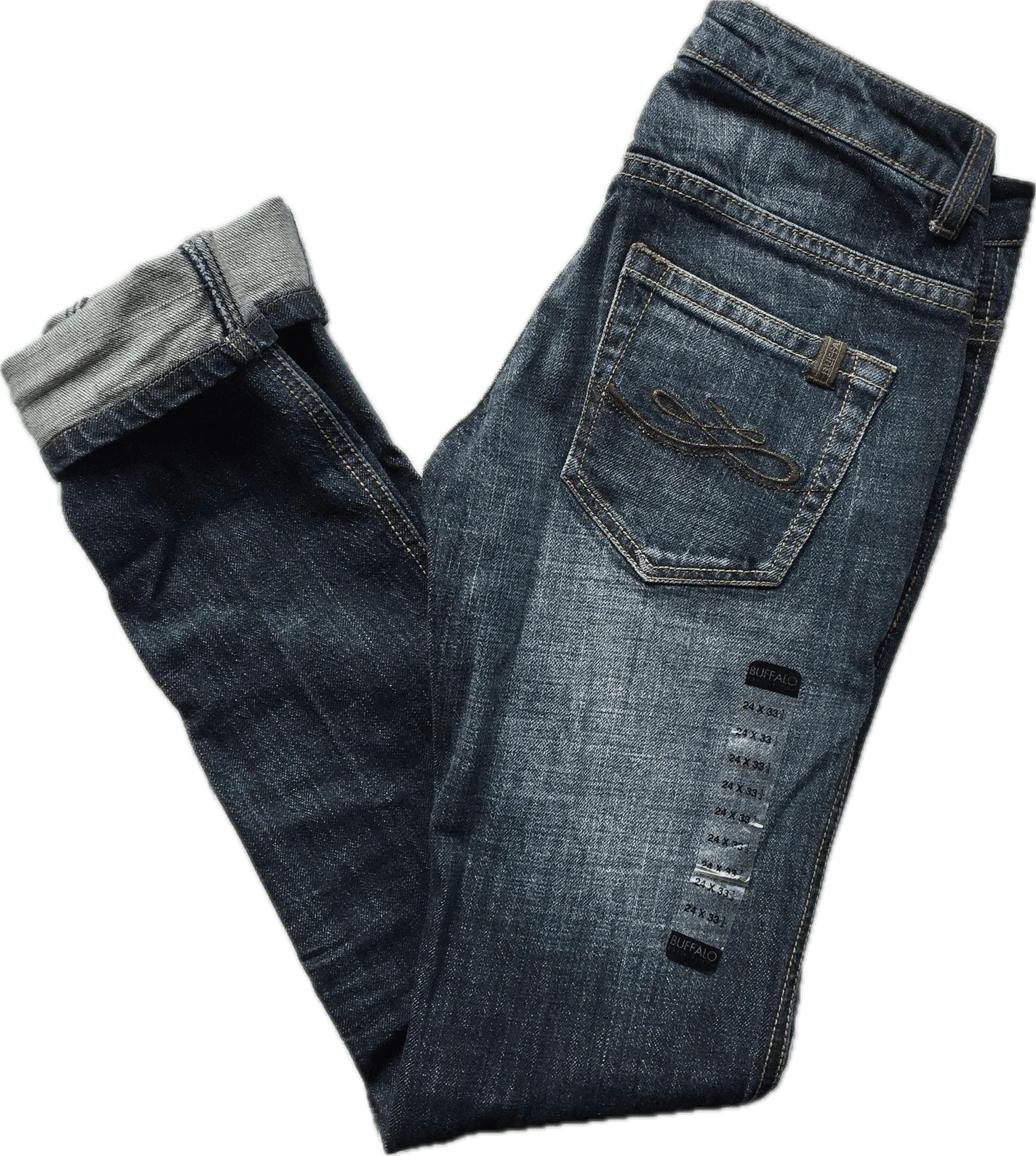 NWT - Buffalo Stretch Pencil Straight Stretch Jeans- Size 24