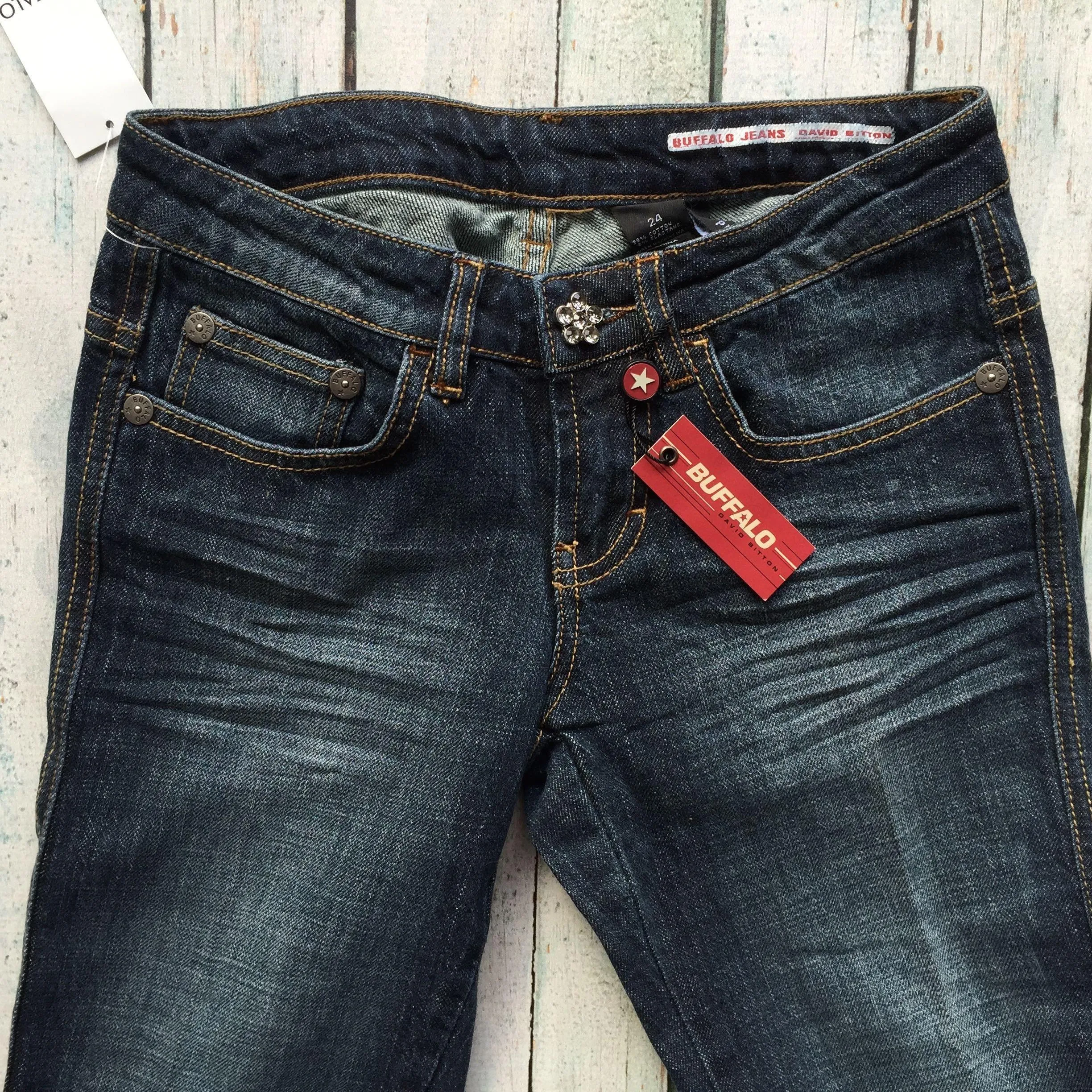 NWT - Buffalo Stretch Pencil Straight Stretch Jeans- Size 24