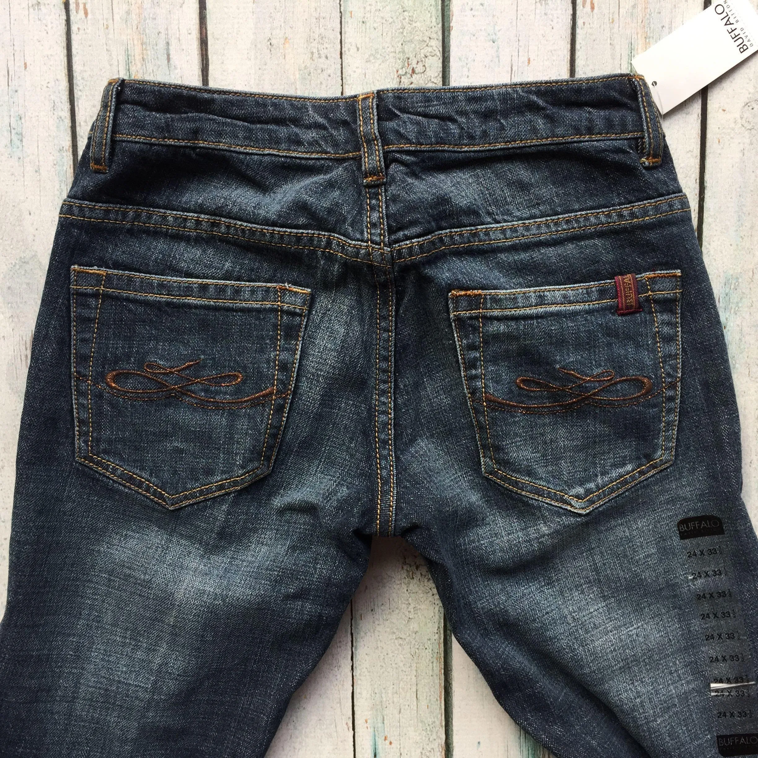 NWT - Buffalo Stretch Pencil Straight Stretch Jeans- Size 24
