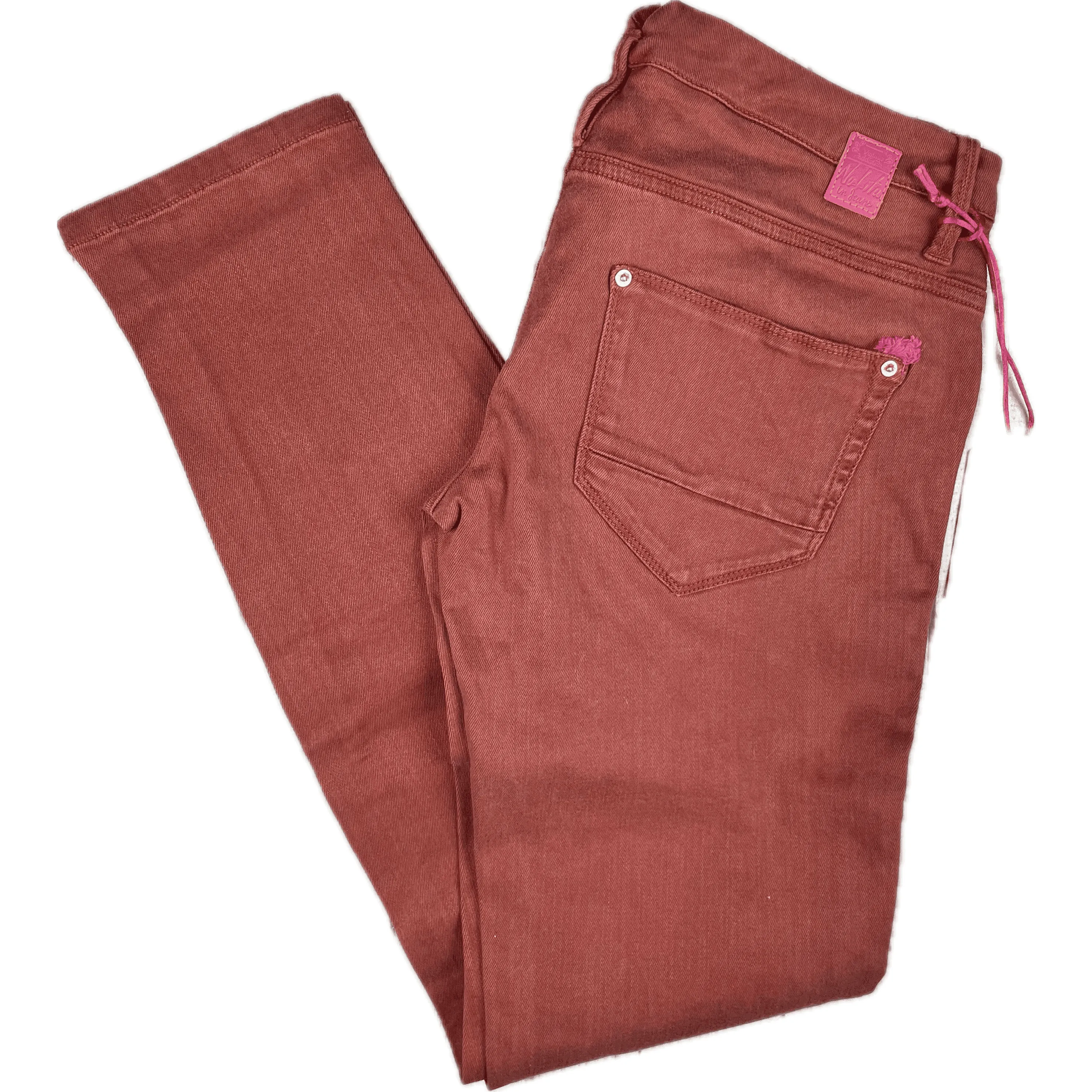 NWT -  Nolita in Jeans - Stunning Italian Brick Red Jeans  -Size 30