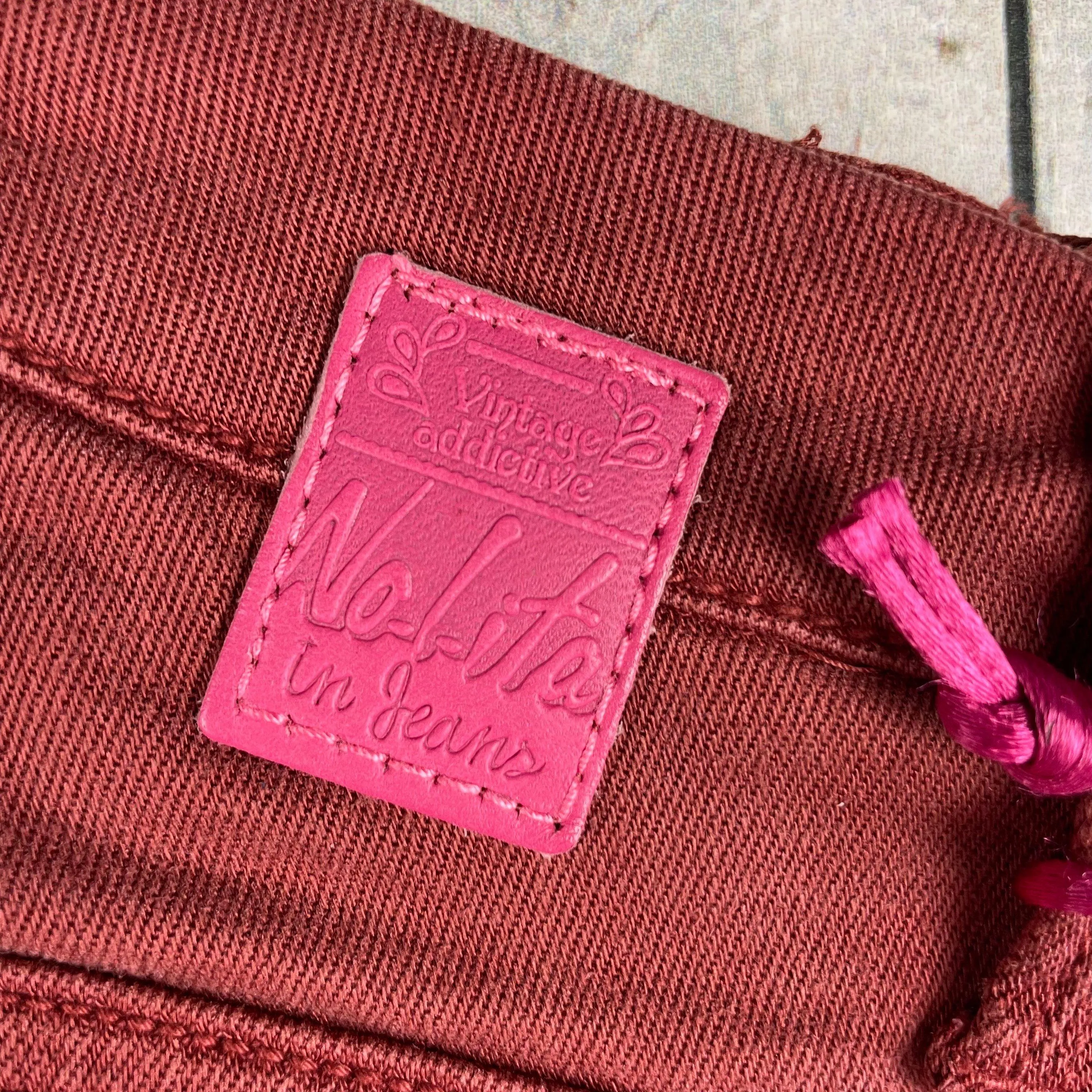 NWT -  Nolita in Jeans - Stunning Italian Brick Red Jeans  -Size 30