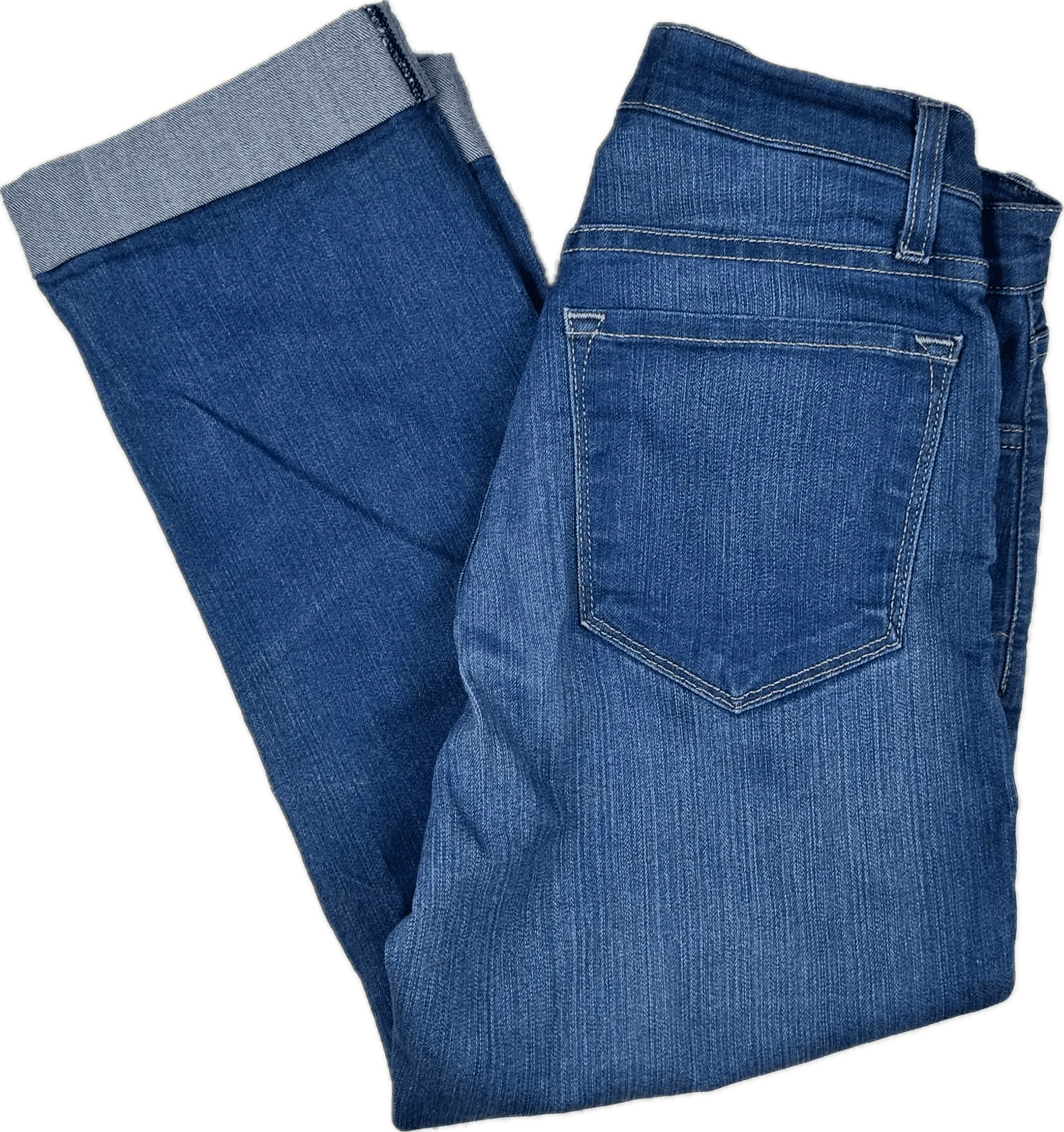 NYDJ  Cropped Cuffed Stretch Ladies Jeans -Size US 2 or AU 6