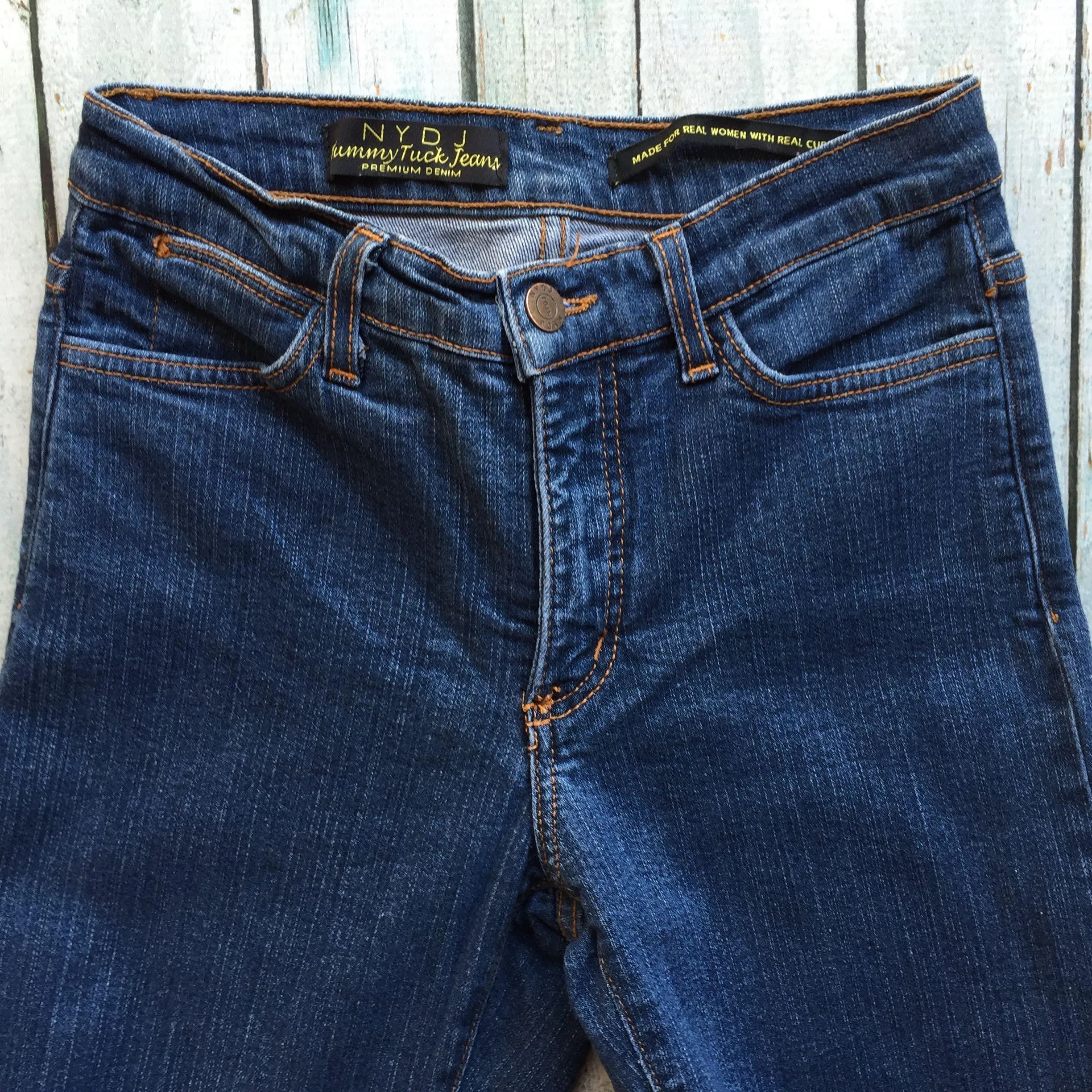 NYDJ Mid Wash 'Tummy Tuck' Jeans -Size 2US or 7/8