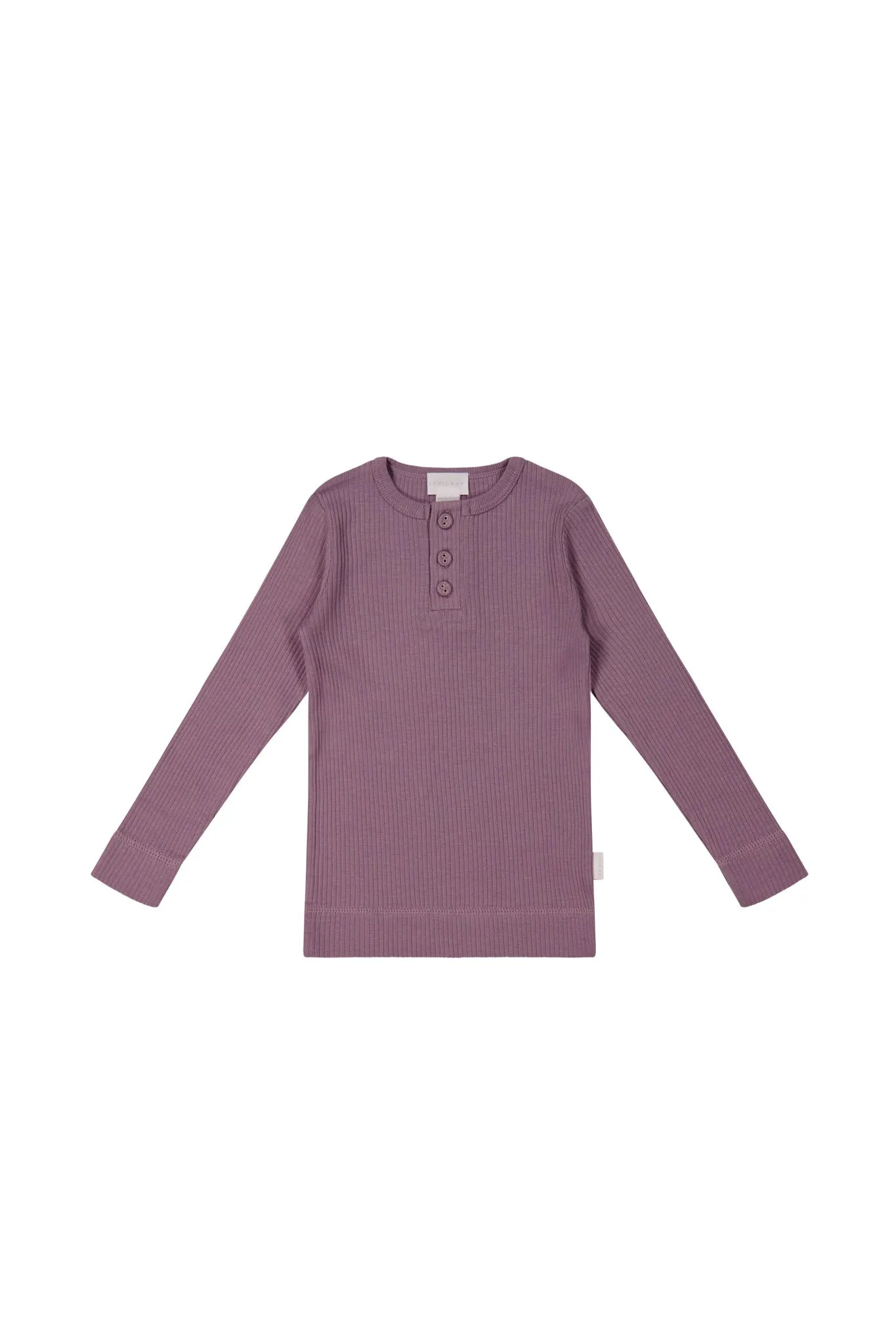 Organic Cotton Modal Long Sleeve Henley - Della