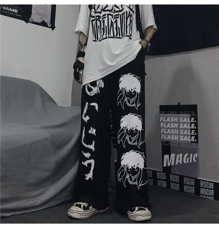 "MONOTONE" - Inuyasha Anime Pants | 2 Colors