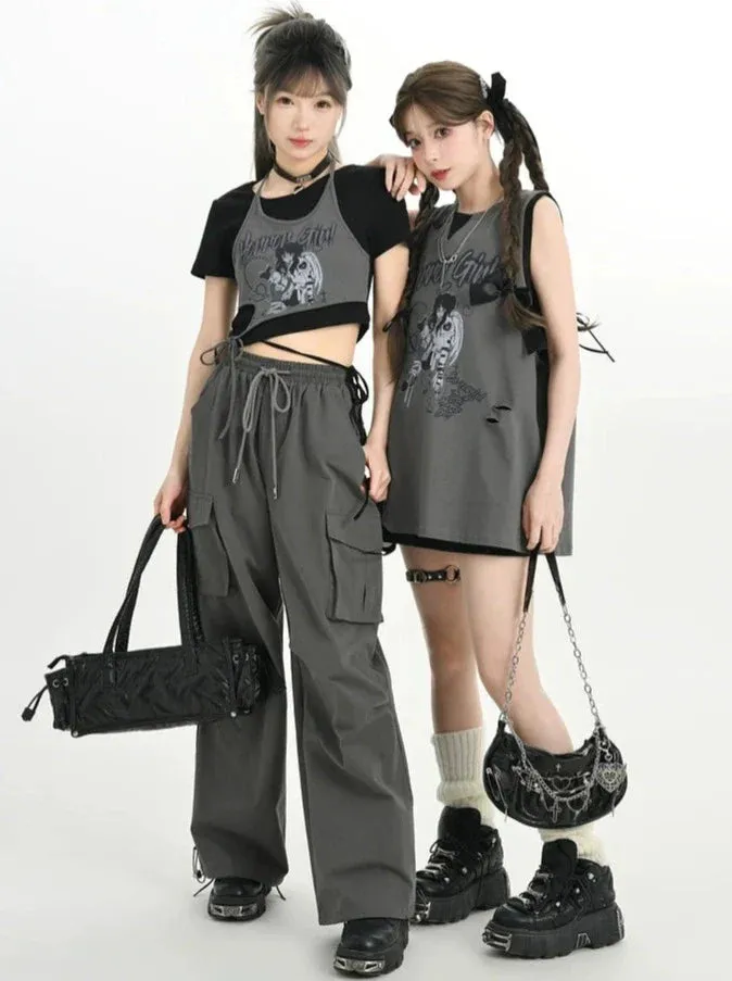 Tops Short Girl   Tops Twins   Camisole Long